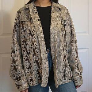Women's Snake Print Jacket